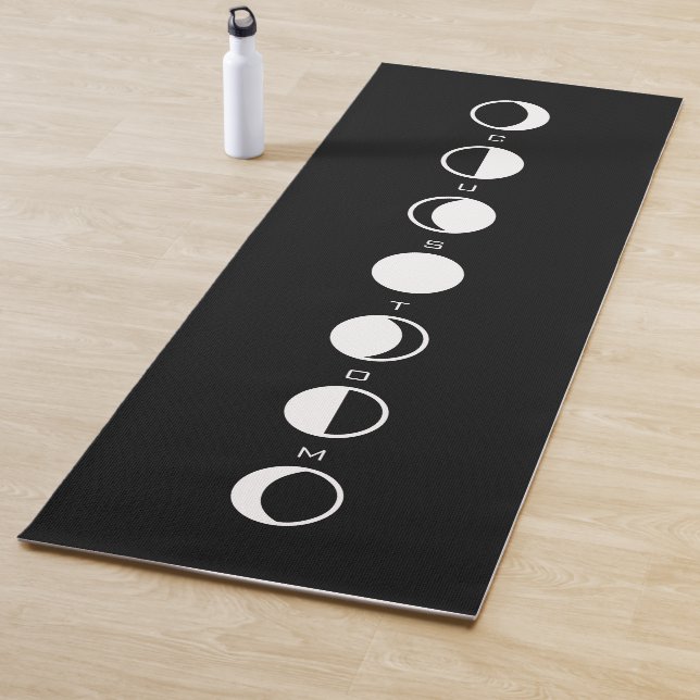 MOONPHRASE Cool Moderne Phasen Yogamatte (Beispiel)