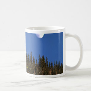Moonrise, Dawson-Stadt, Yukon-Territorium Kaffeetasse