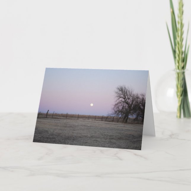 Moonrise in Kansas Karte (Vorderseite)