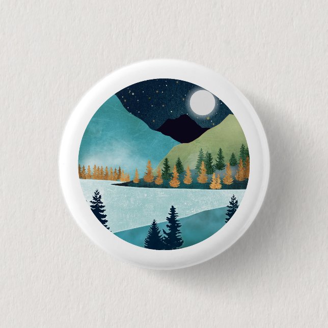 Moonrise Lake Button (Vorderseite)