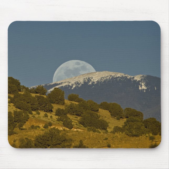 Moonrise über dem Berg Sangre de Cristo, Mousepad (Vorne)