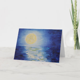 Moonrise über dem Michigan-See II (Detail) Karte