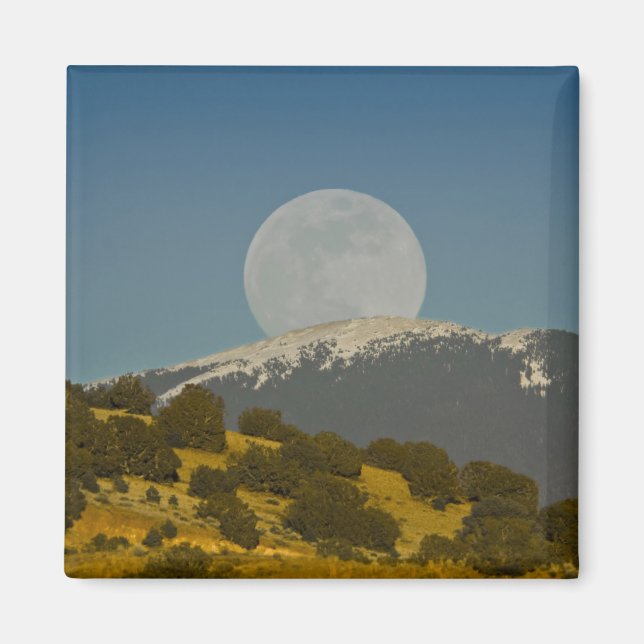 Moonrise über dem Sangre de Cristo, Magnet (Vorne)