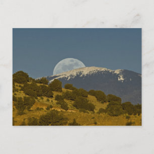 Moonrise über dem Sangre de Cristo, Postkarte