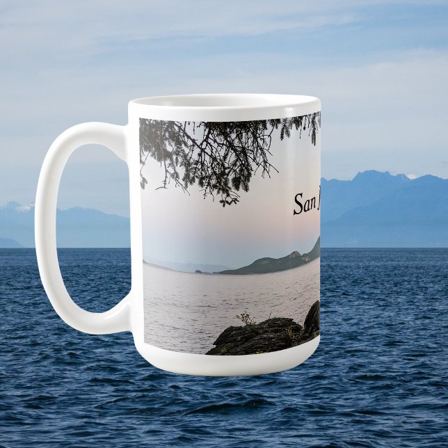 Moonrise über den San Juan Islands Kaffeetasse (Von Creator hochgeladen)