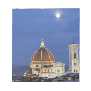 Moonrise und Florenz-Kathedrale, Basilica di Notizblock