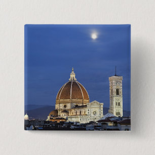 Moonrise und Florenz-Kathedrale, Basilika di Button