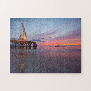 Moonrise und Sonnenuntergang Puzzle