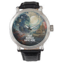 Moonscape Yin Yang Wrist Arts Watch