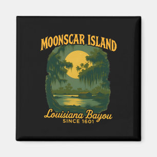 Moonscar Island Retro Cartoon Halloween Zombie Isl Magnet