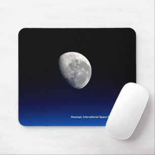 Moonset, International Space Station, 2016 Mousepad