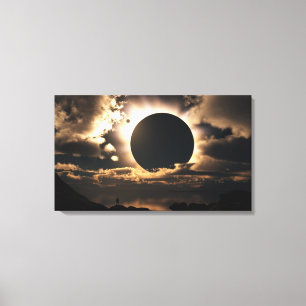 "Moonshadow" eingewickelte Leinwand
