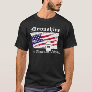 Moonshine, ein amerikanischer ursprünglicher T - T-Shirt