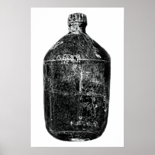 Moonshine Flasche Poster