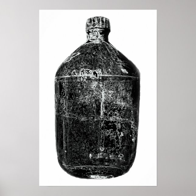 Moonshine Flasche Poster (Vorne)