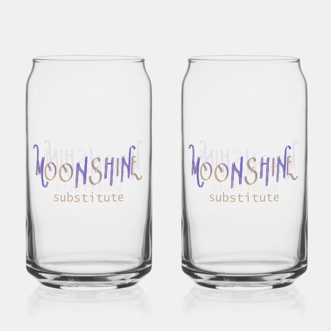 Moonshine Glass Dosenglas (Vorderseite)