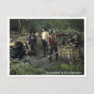 Moonshine im alten Kentucky Vintag Postkarte