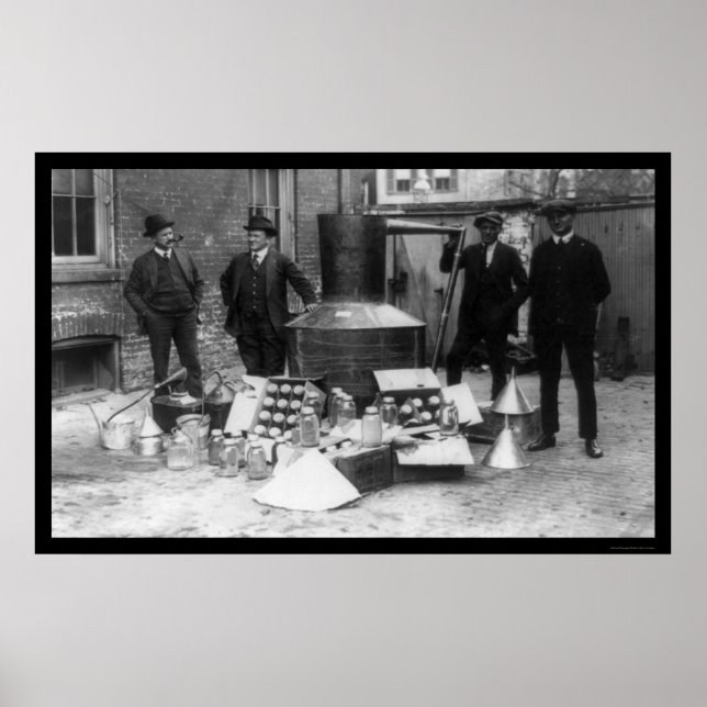 Moonshine Still IRS 1922 Poster (Vorne)