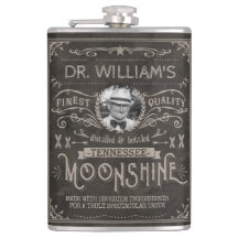 Moonshine Vintag Hillbilly Medicine Custom Brown