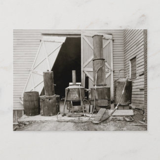 Moonshine wurde 1926 noch von der Polizei beschlag Postkarte