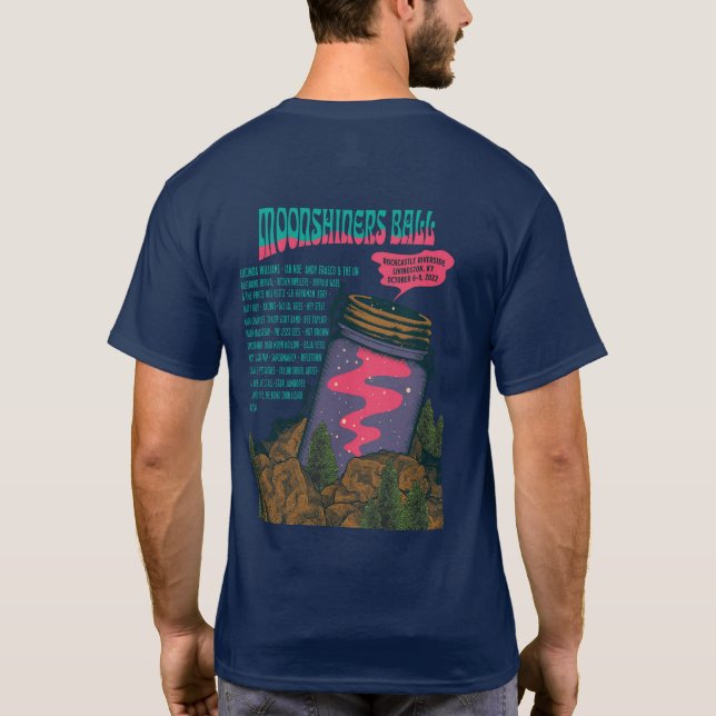 Moonshiner's Ball 2022 Line-Up-T - Shirt (Rückseite)