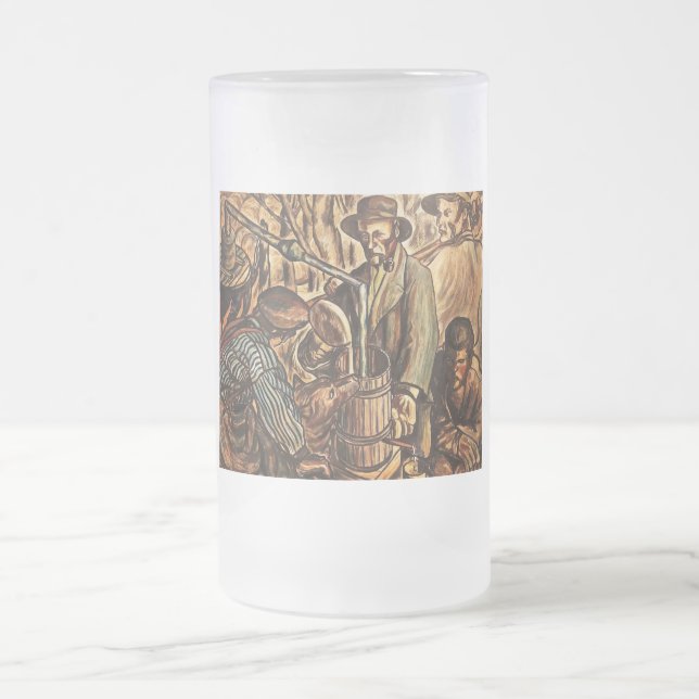 Moonshiners machen weißen Blitz Whiskey Liquor Mattglas Bierglas (Mittel)