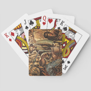 Moonshiners machen weißen Blitz Whiskey Liquor Spielkarten