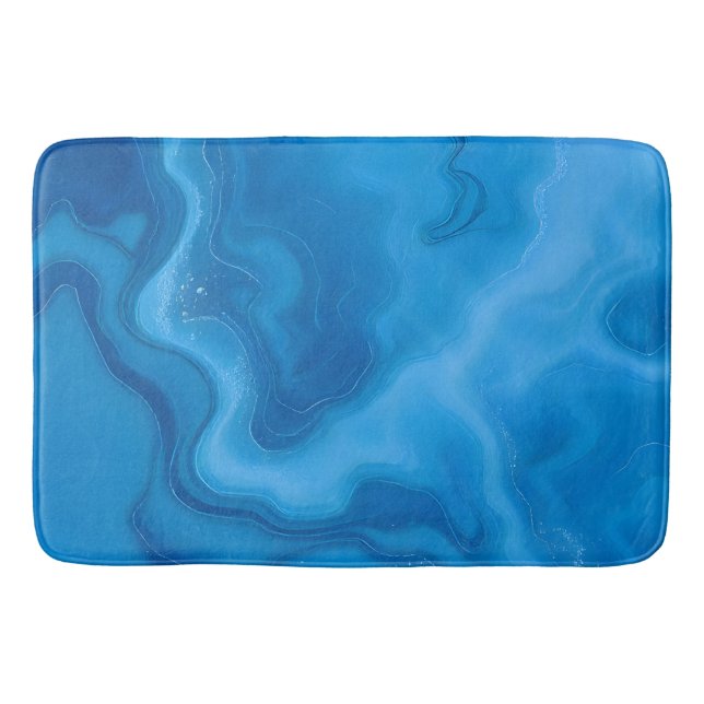 Moonstone Blue Badematte (Vorderseite)