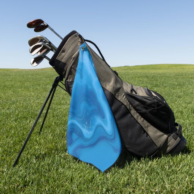 Moonstone Blue Golfhandtuch (Gras)