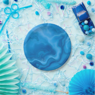 Moonstone Blue Pappteller