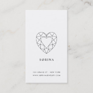 Moonstone Business Card Sørina Juwelierlogos Visitenkarte