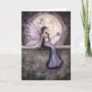 Moonstone Fairy Greeting Card Karte