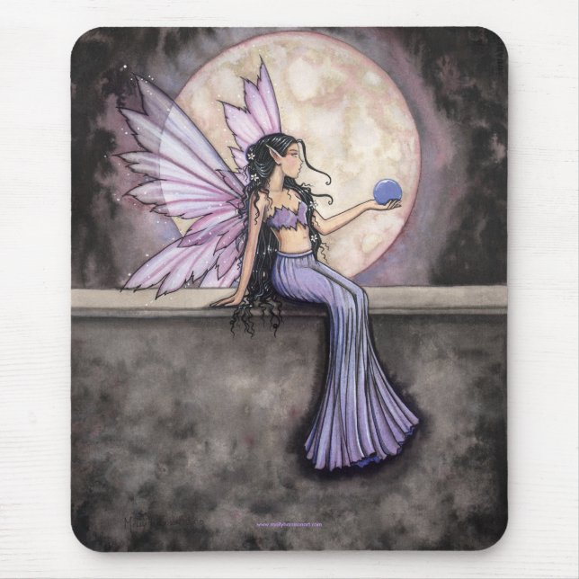 Moonstone Fairy Mousepad von Molly Harrison (Vorne)