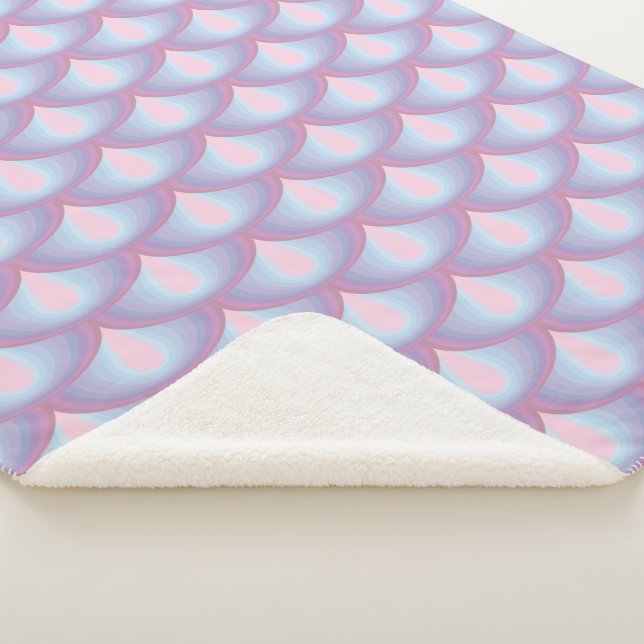 Moonstone Scales Sherpa Blanket Sherpadecke (3/4)