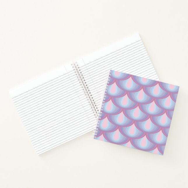 Moonstone Scales Spiral Notebook (4 Größen) Notizbuch (Innenseite)
