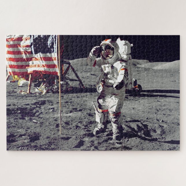 Moonwalk Apollo 17 Puzzle (Horizontal)