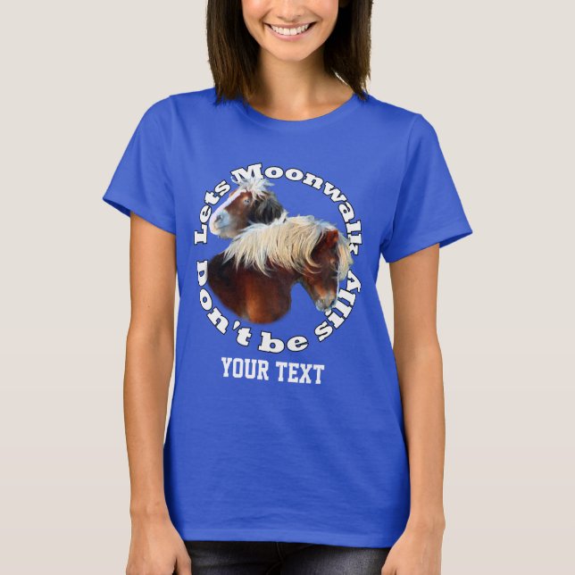 Moonwalk Shetland Pony T-Shirt (Vorderseite)