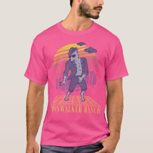 Moonwalker Ranch Werewolf tanzen Retro Sunset Ufo T-Shirt