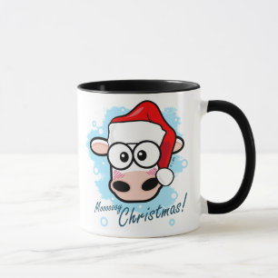 Mooooooy Weihnachtsfestliche Kuh Tasse