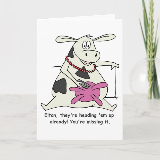 Mooooove sie heraus! Die Gruß-Karte Karte (Vorderseite)