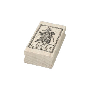 Moor - Ahornholzkunst-Briefmarke Gummistempel