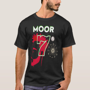 Moor Allah 7 Stolz Moors marokkanische Flagge T-Shirt