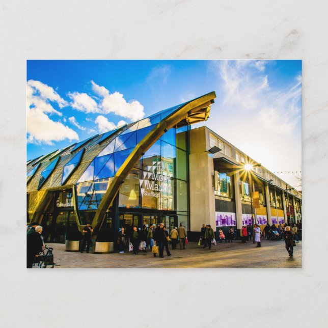 Moor Market of Sheffield Postkarte (Vorderseite)