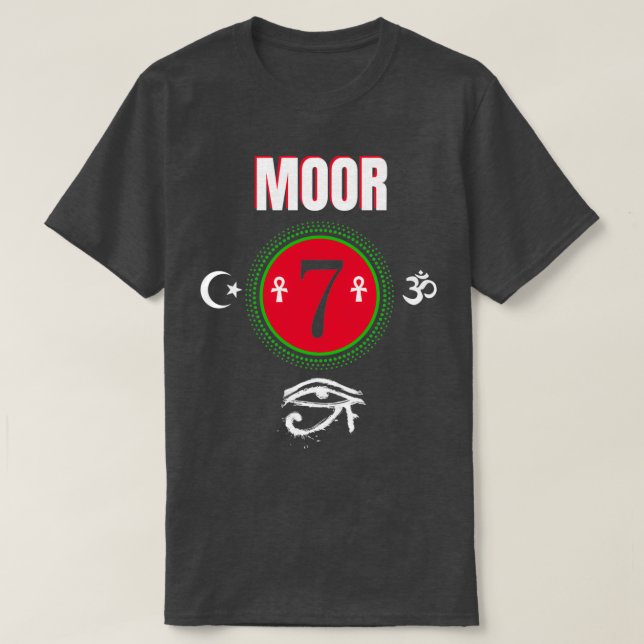 Moor Moor American God Body of Melanin T-Shirt (Design vorne)