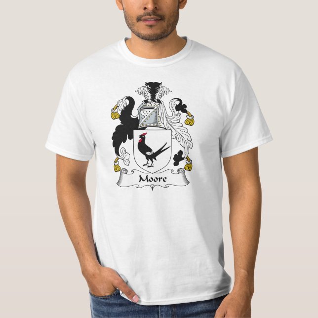 Moore-Familienwappen T-Shirt (Vorderseite)