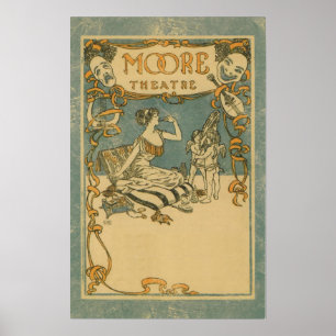 Moore Theater, Seattle, Washington Poster
