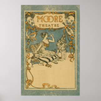 Moore Theater, Seattle, Washington Poster