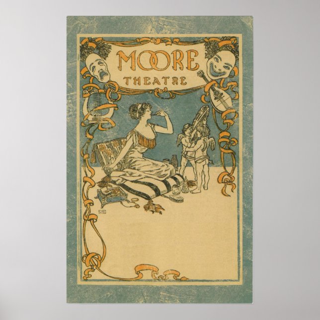 Moore Theater, Seattle, Washington Poster (Vorne)