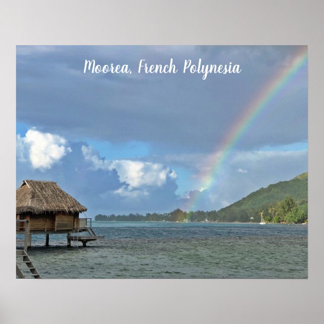 Moorea, Französisch-Polynesien Poster (Vorne)