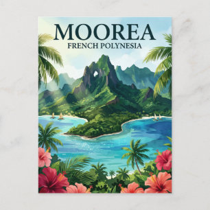 Moorea Französisch-Polynesien Postkarte